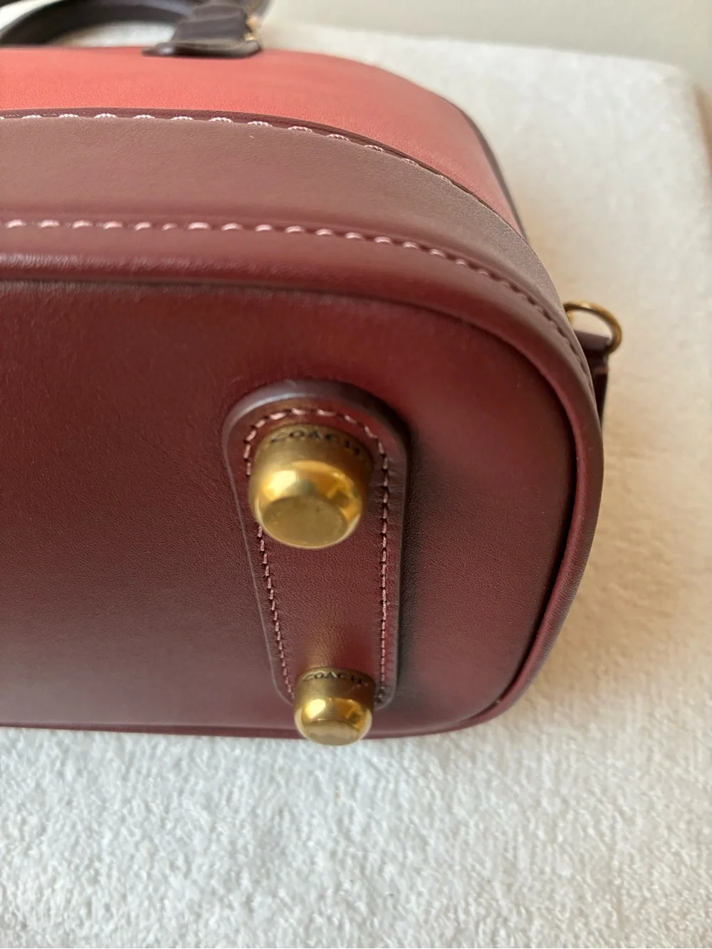 Coach Revel Bag in Bold Red Multi colorway